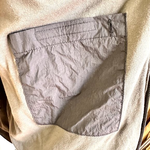 Cole Haan Men's Hooded Jacket SZ M Black Lined Windbreaker Soft Hooded Full Zip - Picture 15 of 16